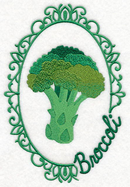 Vegetable Cameo - Broccoli - Image 2