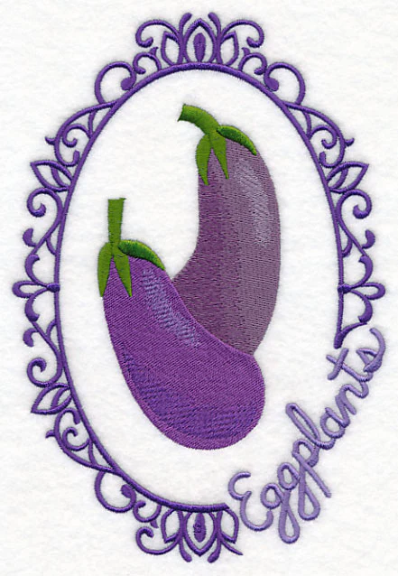 Vegetable Cameo - Eggplants - Image 2