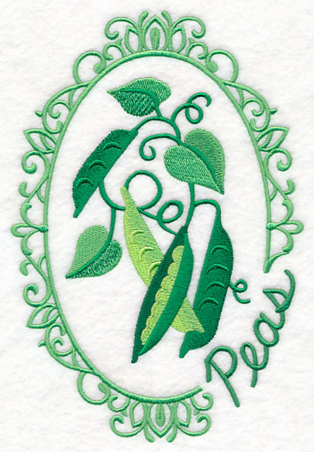Vegetable Cameo - Peas - Image 2