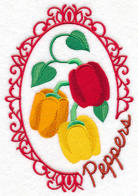 Vegetable Cameo - Peppers - Image 2