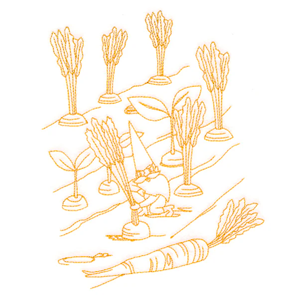 Vegetable Patch Garden Gnomes - Carrots - Image 3
