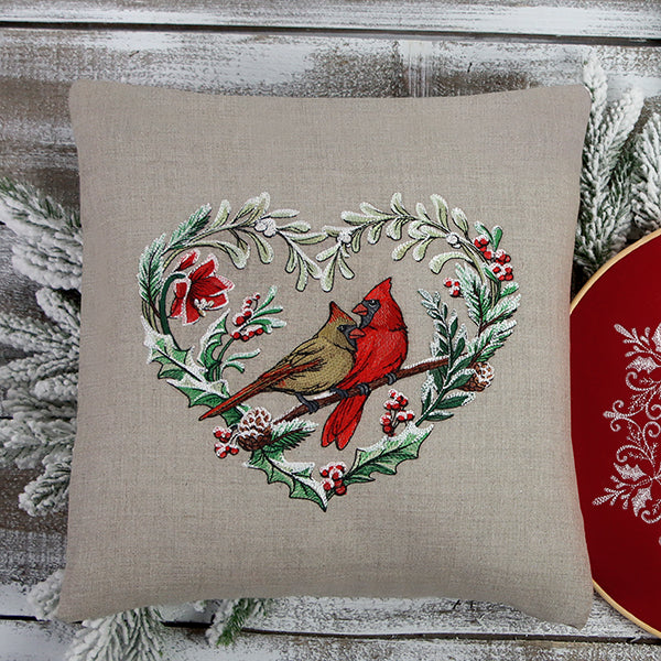 Very Merry Cardinal Wreath - Image 4