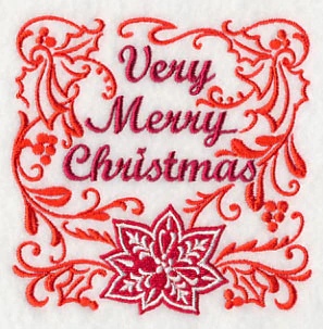 Very Merry Christmas and Poinsettia - Image 5