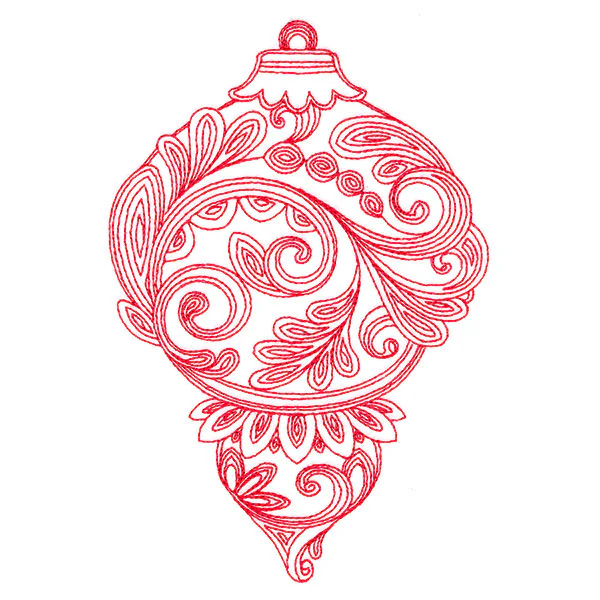 Very Merry Swirls - Ornament - Image 5