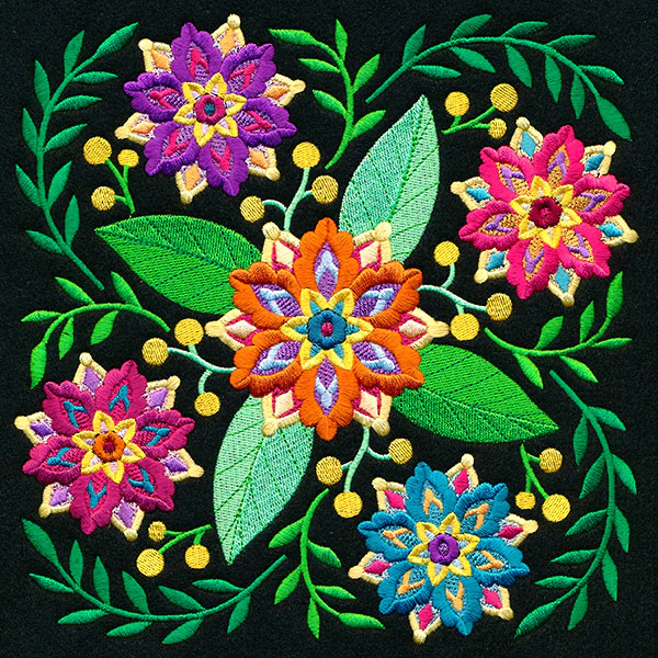 Vibrant Blooms Square - Image 11