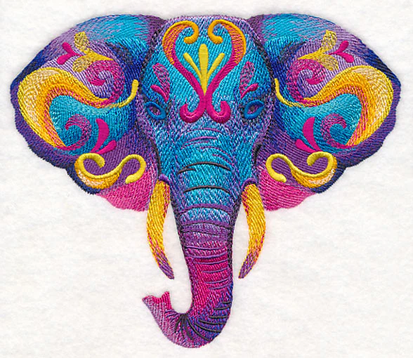 Vibrant Elephant in Watercolor - Image 4