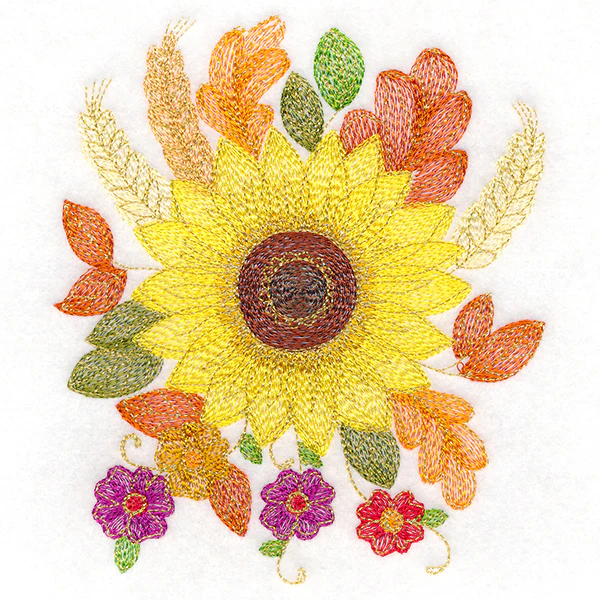 Vibrant Fall Sunflower Bouquet - Image 5