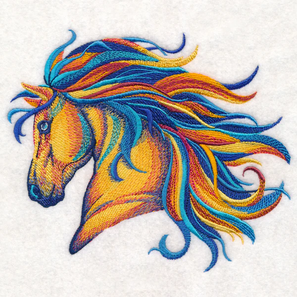 Vibrant Horse in Watercolor - Image 2