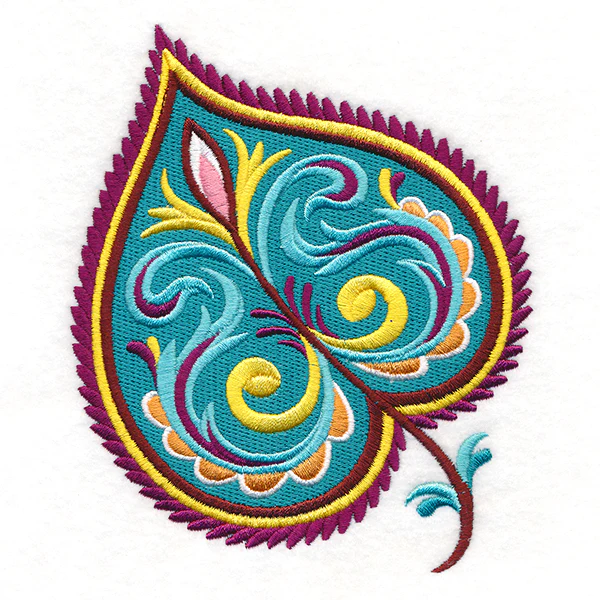 Vibrant Jacobean Aspen Leaf - Image 4