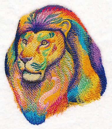 Vibrant Lion in Watercolor - Image 3