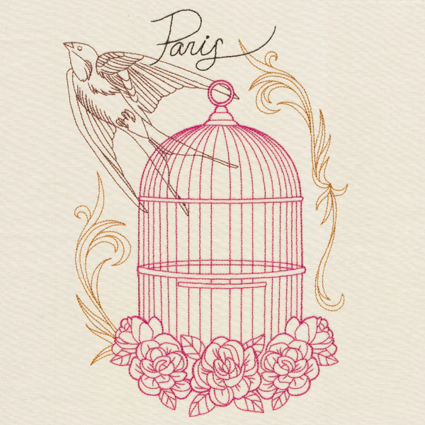 Victorian Birdcage Collage - Image 5