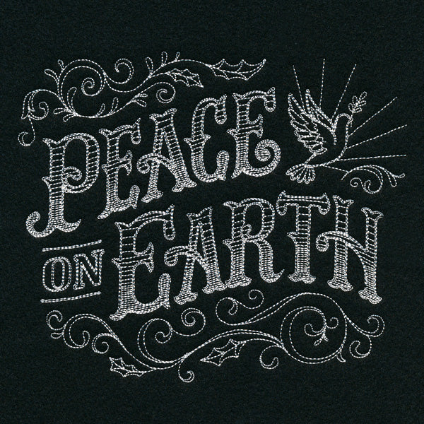 Victorian Chalkboard Peace on Earth - Image 2