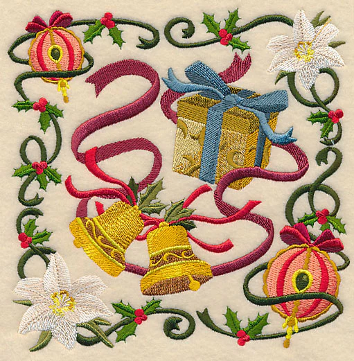 Victorian Christmas Bells Collage - Image 2