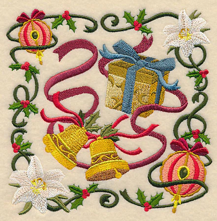 Victorian Christmas Bells Collage - Image 3