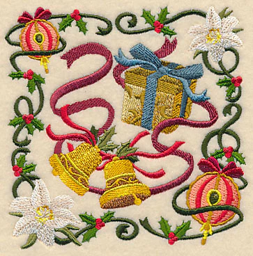 Victorian Christmas Bells Collage - Image 4
