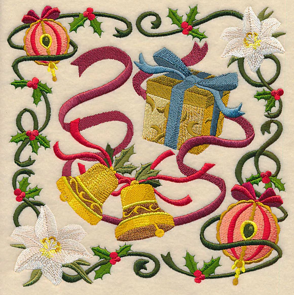 Victorian Christmas Bells Collage - Image 5