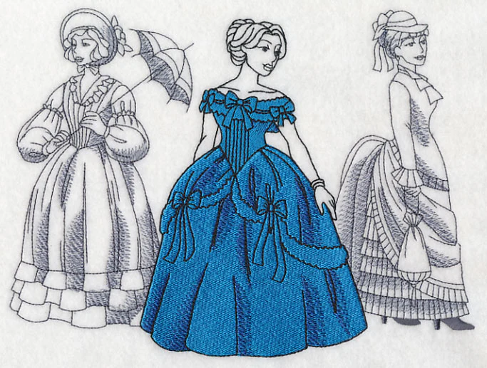 Victorian Fashion Plate - Female - Image 4