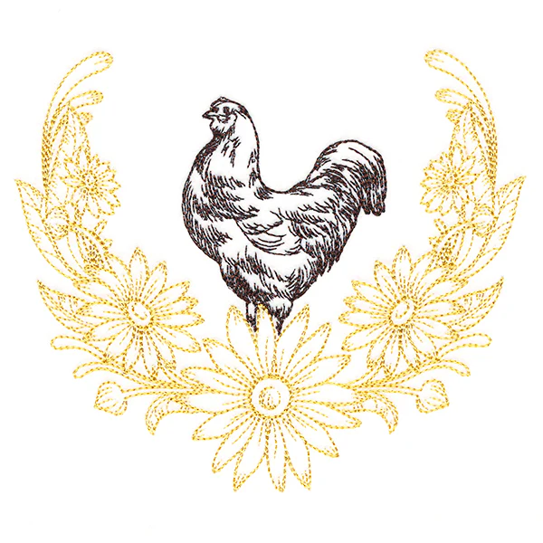 Victorian Laurels Hen (Vintage) - Image 3