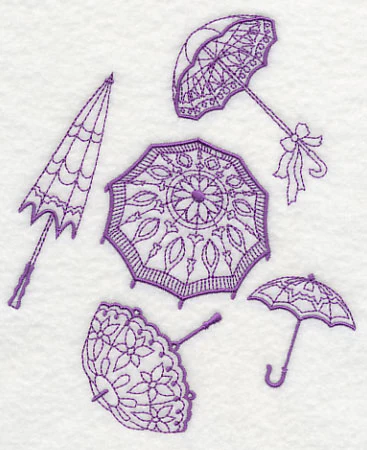 Victorian Parasol Collage - Image 3