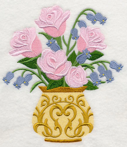 Victorian Roses and Bluebells - Image 2