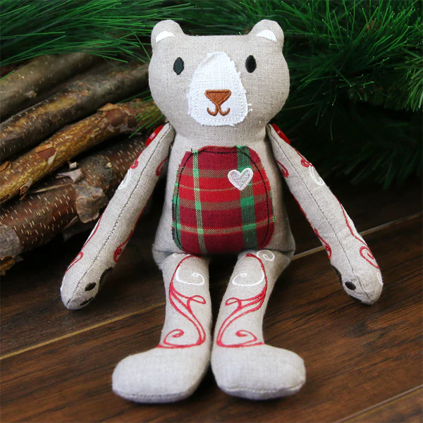 Vintage Bear Doll (In-the-Hoop) - Image 3
