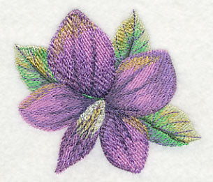 Violet Bloom in Watercolor - Image 3
