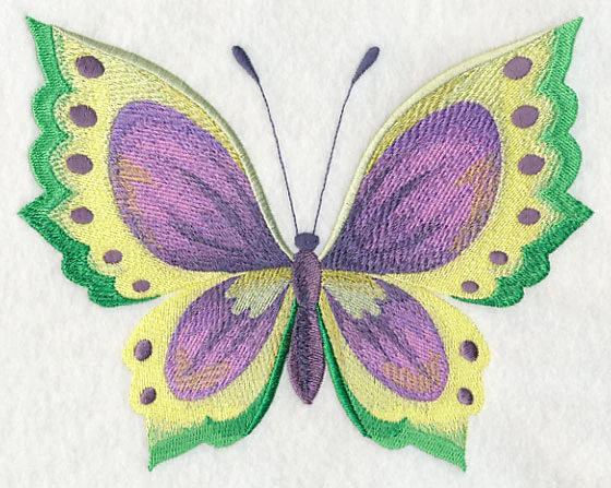 Violet Butterfly in Watercolor - Image 4