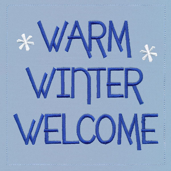 Warm Winter Welcome Snowman - Text - Image 10