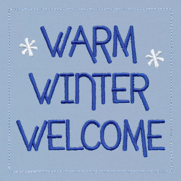 Warm Winter Welcome Snowman - Text - Image 13