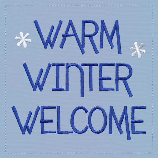 Warm Winter Welcome Snowman - Text - Image 4