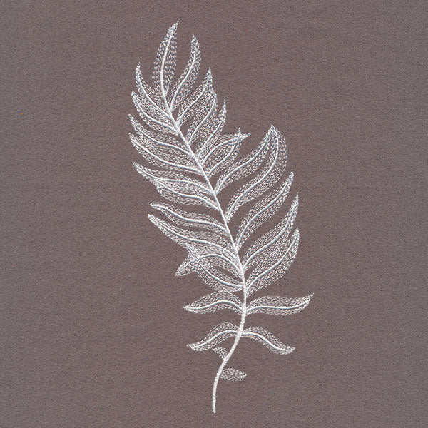 Wavy Whitework Feather Fern - Image 5