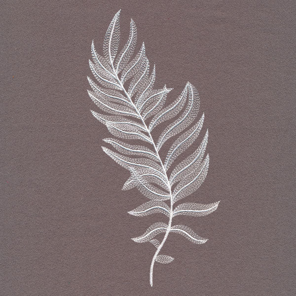Wavy Whitework Feather Fern - Image 9