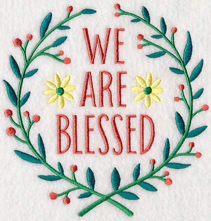 We Are Blessed Wreath - Image 3