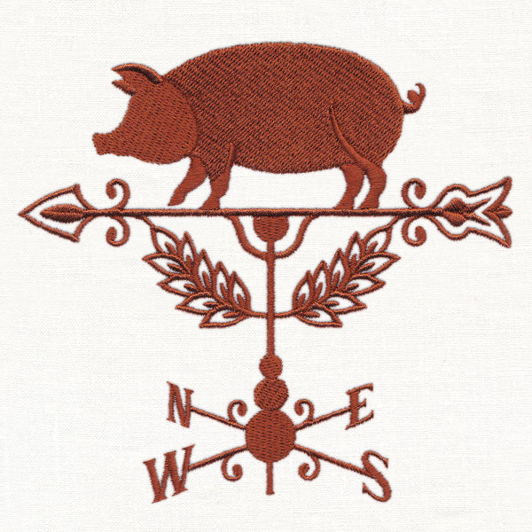 Weather Vane Silhouette - Pig - Image 3