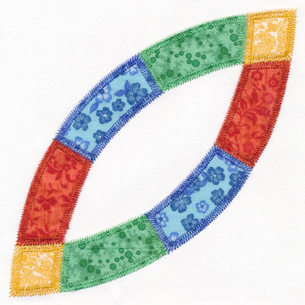 Wedding Ring Quilt Block (In-the-Hoop) - Image 2