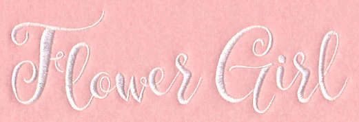 Wedding Typography - Flower Girl - Image 4