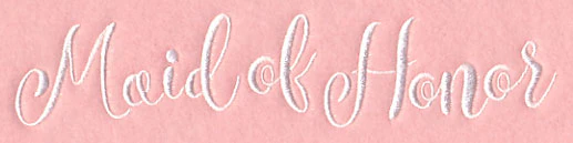 Wedding Typography - Maid of Honor - Image 4