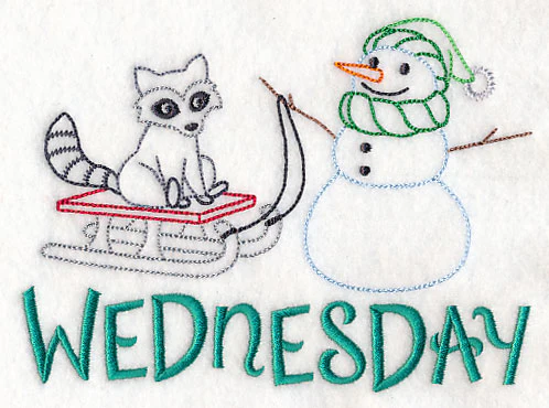 Wednesday Snowman (Vintage) - Image 3