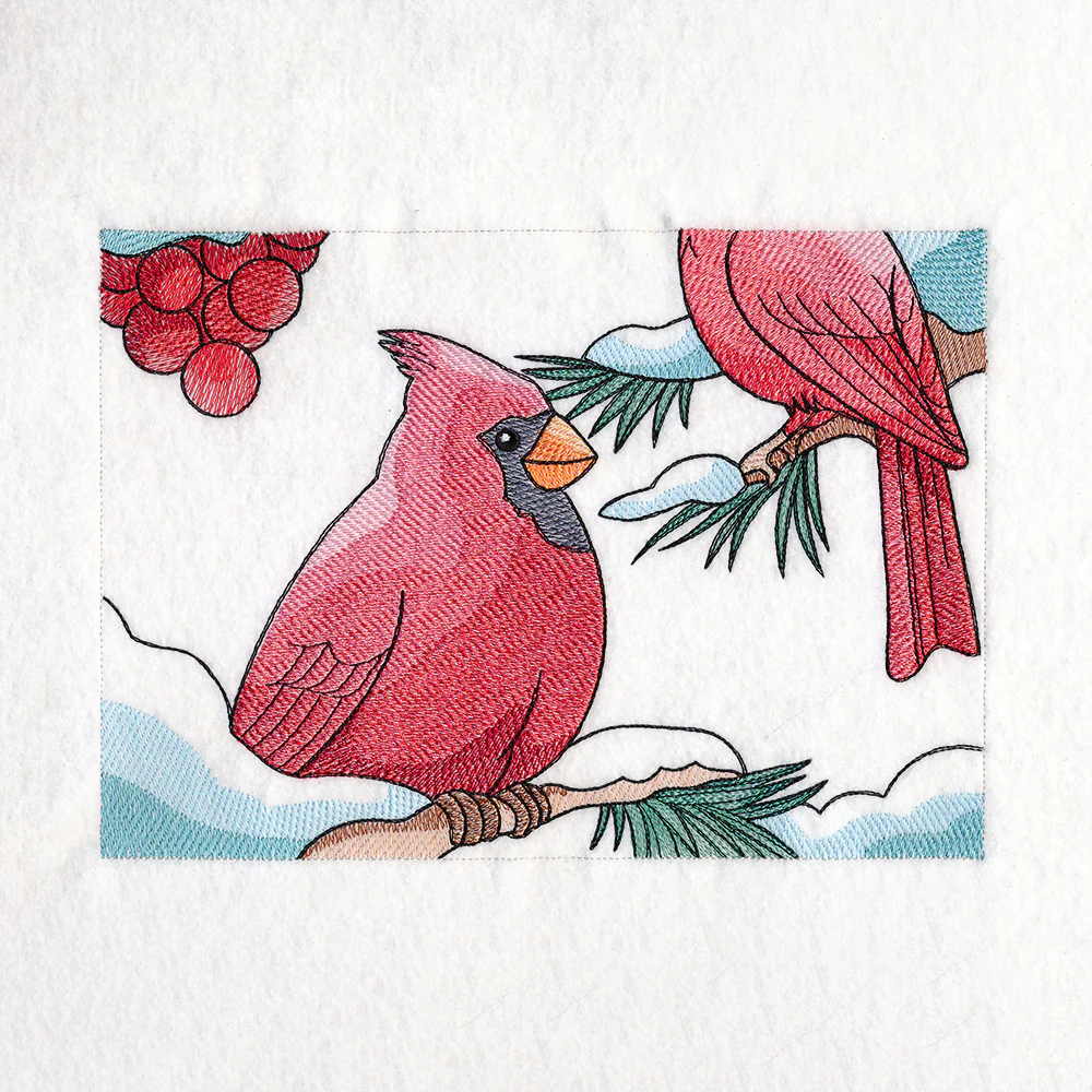 Welcome Cardinal Garden Flag - Image 5