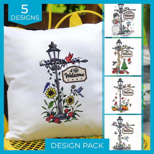 Welcome Lampposts for the Seasons Design Pack - Image 3