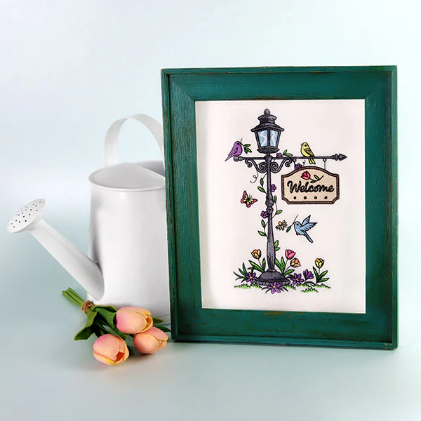 Welcome Spring Lamppost - Image 10