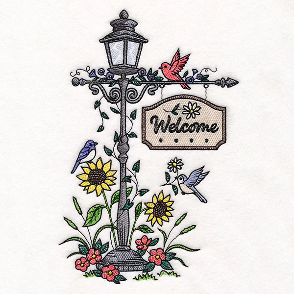 Welcome Summer Lamppost - Image 3