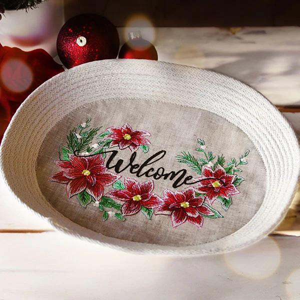 Welcome with Christmas Poinsettias - Image 8