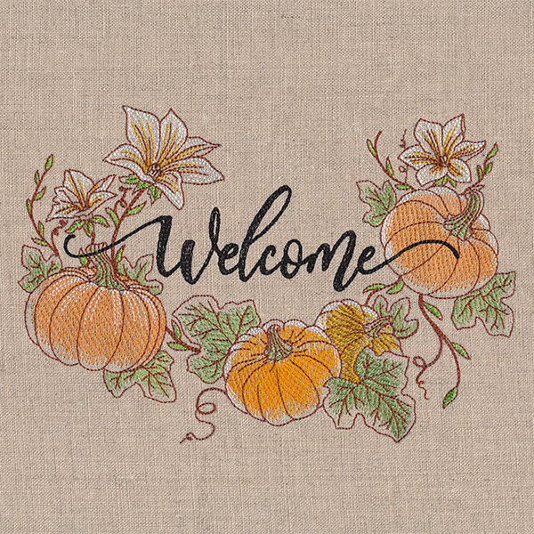 Welcome with Fall Pumpkins - Image 5