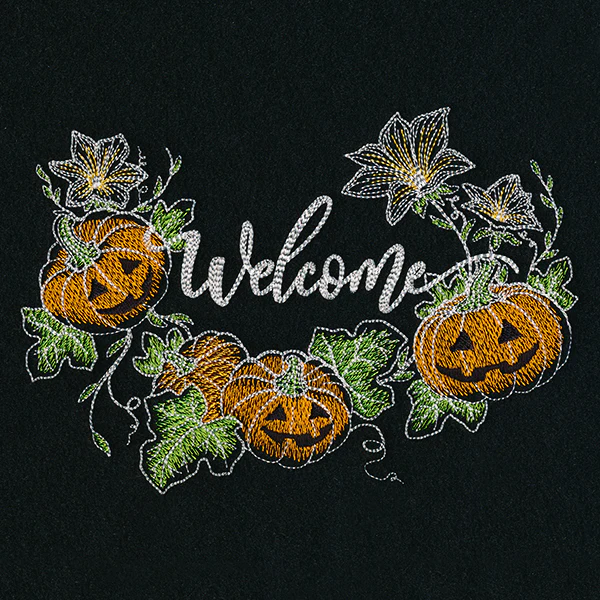 Welcome with Halloween Jack o Lanterns - Image 7