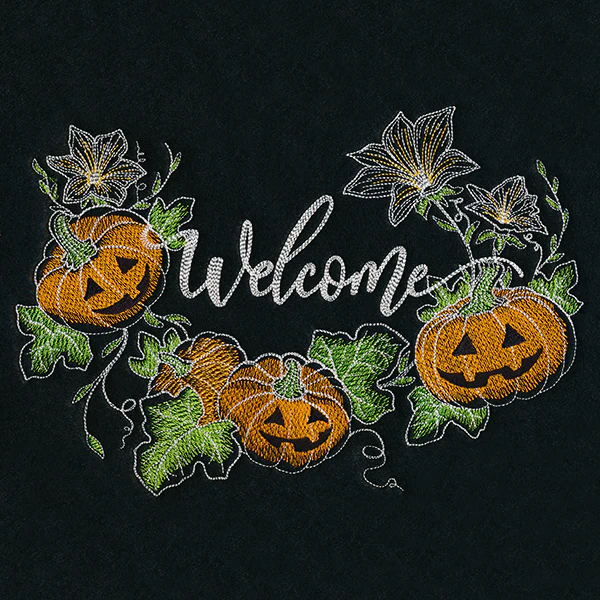 Welcome with Halloween Jack o Lanterns - Image 9