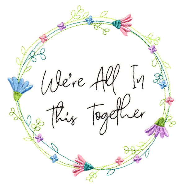 We're All In This Together Wreath - Image 3