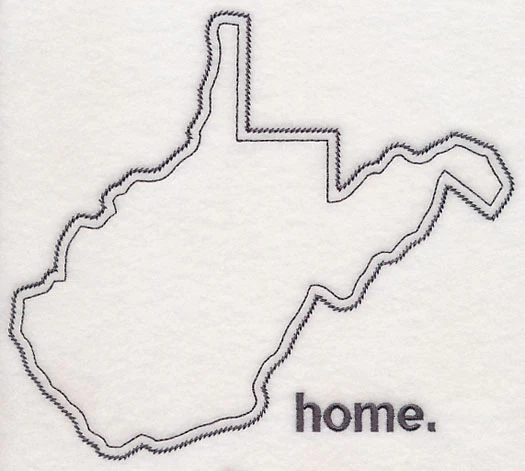 West Virginia Outline (Vintage) - Image 2