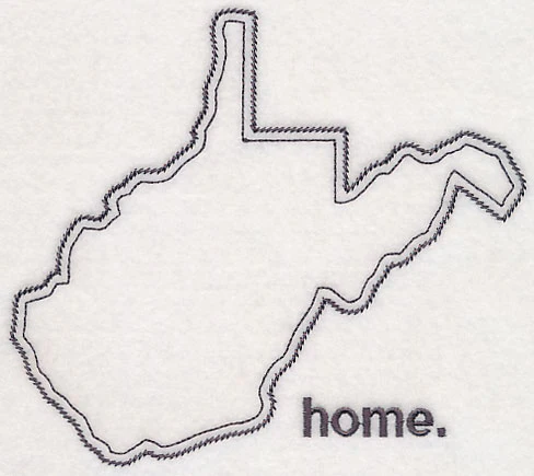 West Virginia Outline (Vintage) - Image 3