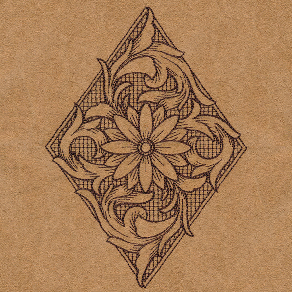 Western Diamond (Trapunto) - Image 3